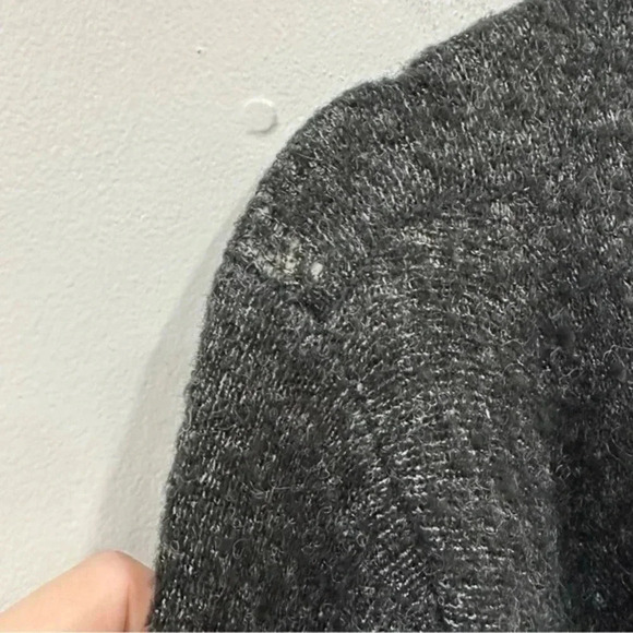 🍁 Zara Black and Cream Open Front Cardigan Medium 6873/115 - Picture 12 of 12